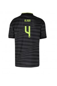 Real Madrid David Alaba #4 Fotballdrakt Tredje Klær 2022-23 Korte ermer